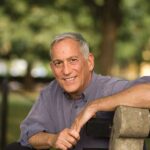 Walter Isaacson portrait, Dupont Circle (bench), Washington, D.C., June 2011 – RGB JPG